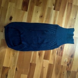 Dog sweater, dark blue, size L